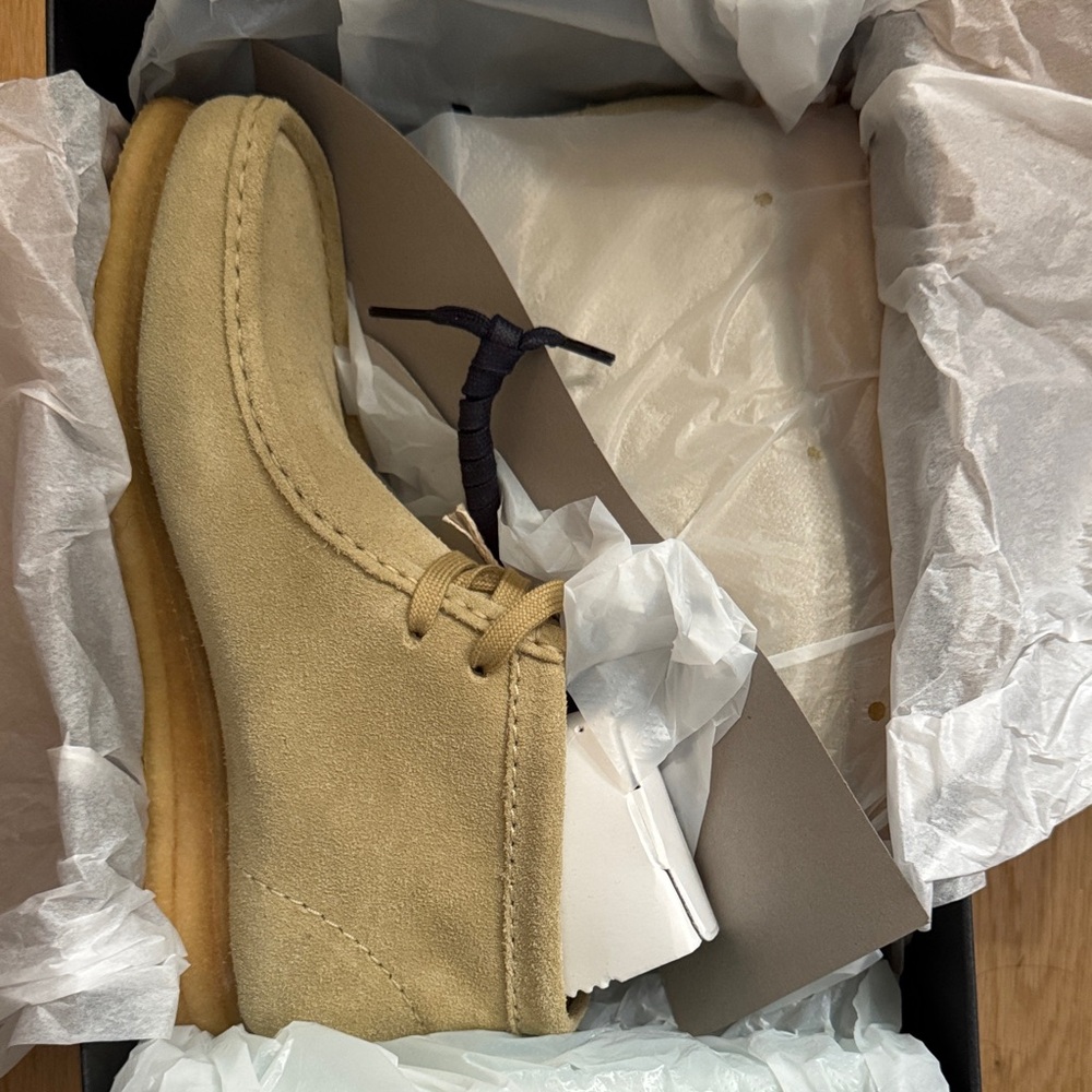 Clarks Maple Suede Wallabee Boots